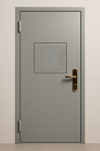 Дверь однопольная, Касса, 3 4 класс защиты, с песком