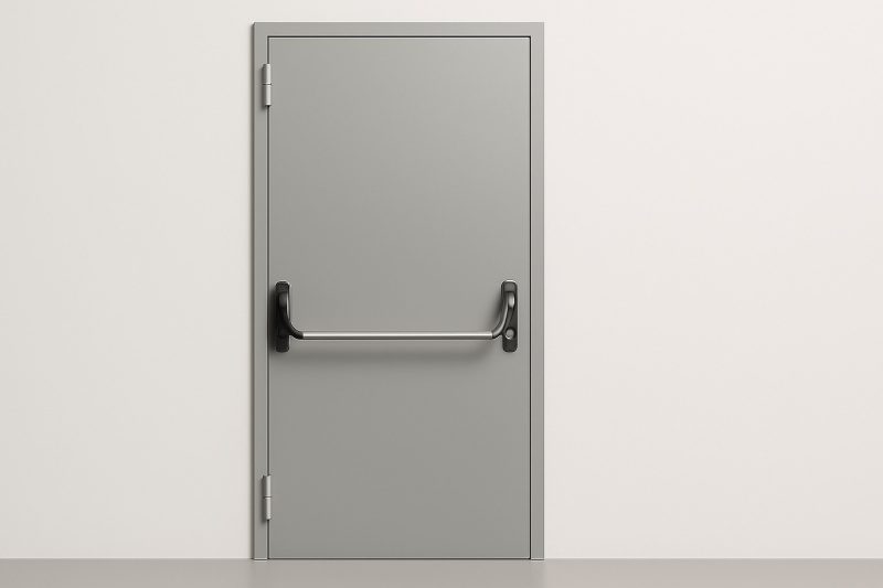 Дверь противопожарная однопольная с антипаникой