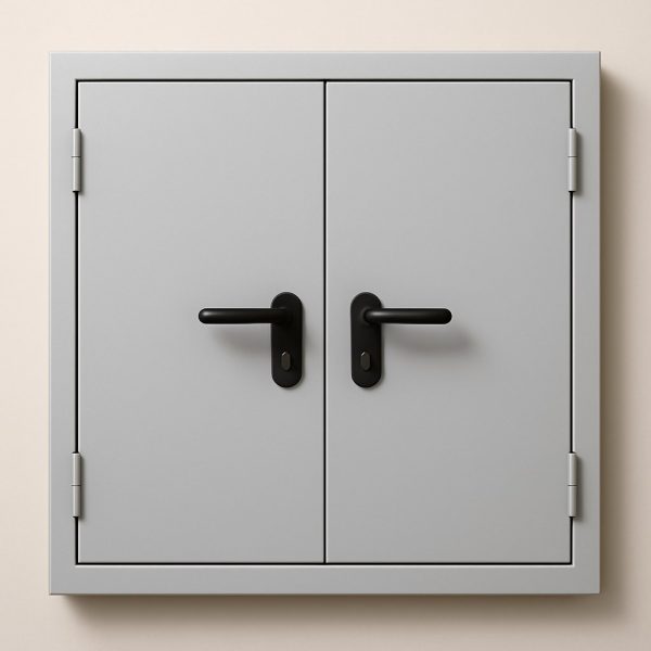 Люк противопожарный двустворчатый